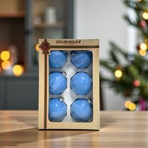 Vintage 80’s NOMA Doubl Glo Ornaments